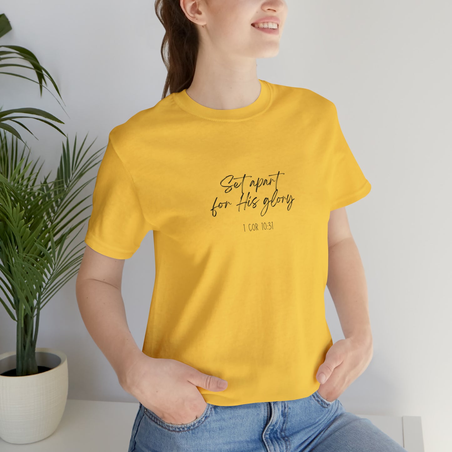 "Set Apart" - 1 Cor 10:31- Classic Unisex Short Sleeve Tee
