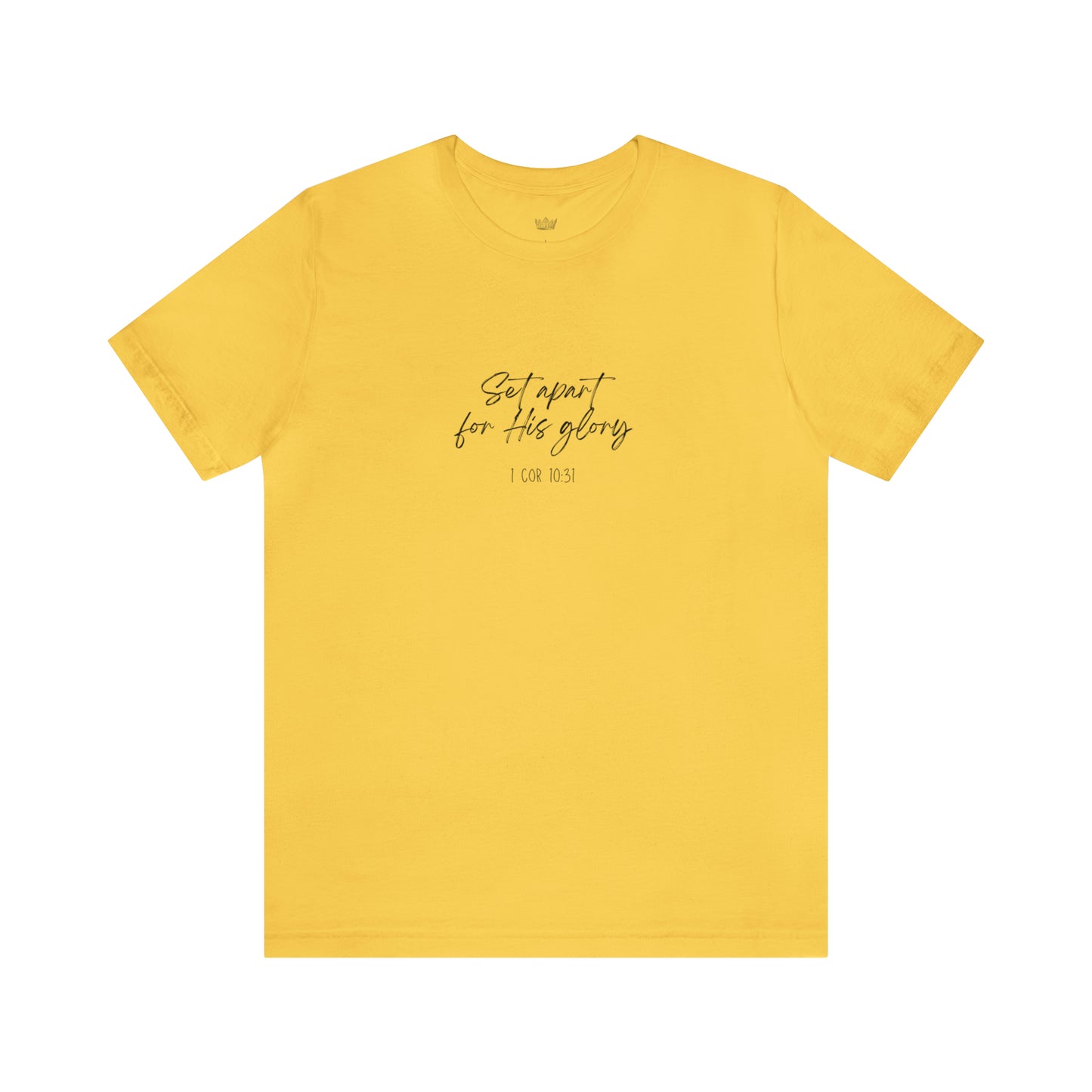 "Set Apart" - 1 Cor 10:31- Classic Unisex Short Sleeve Tee