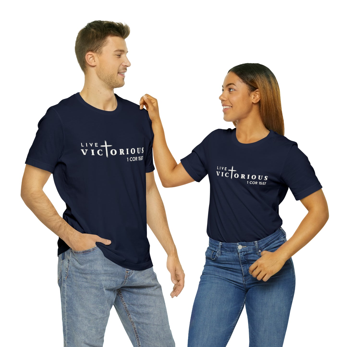 "Live Victorious" Unisex Tee - 1 Cor 15:57