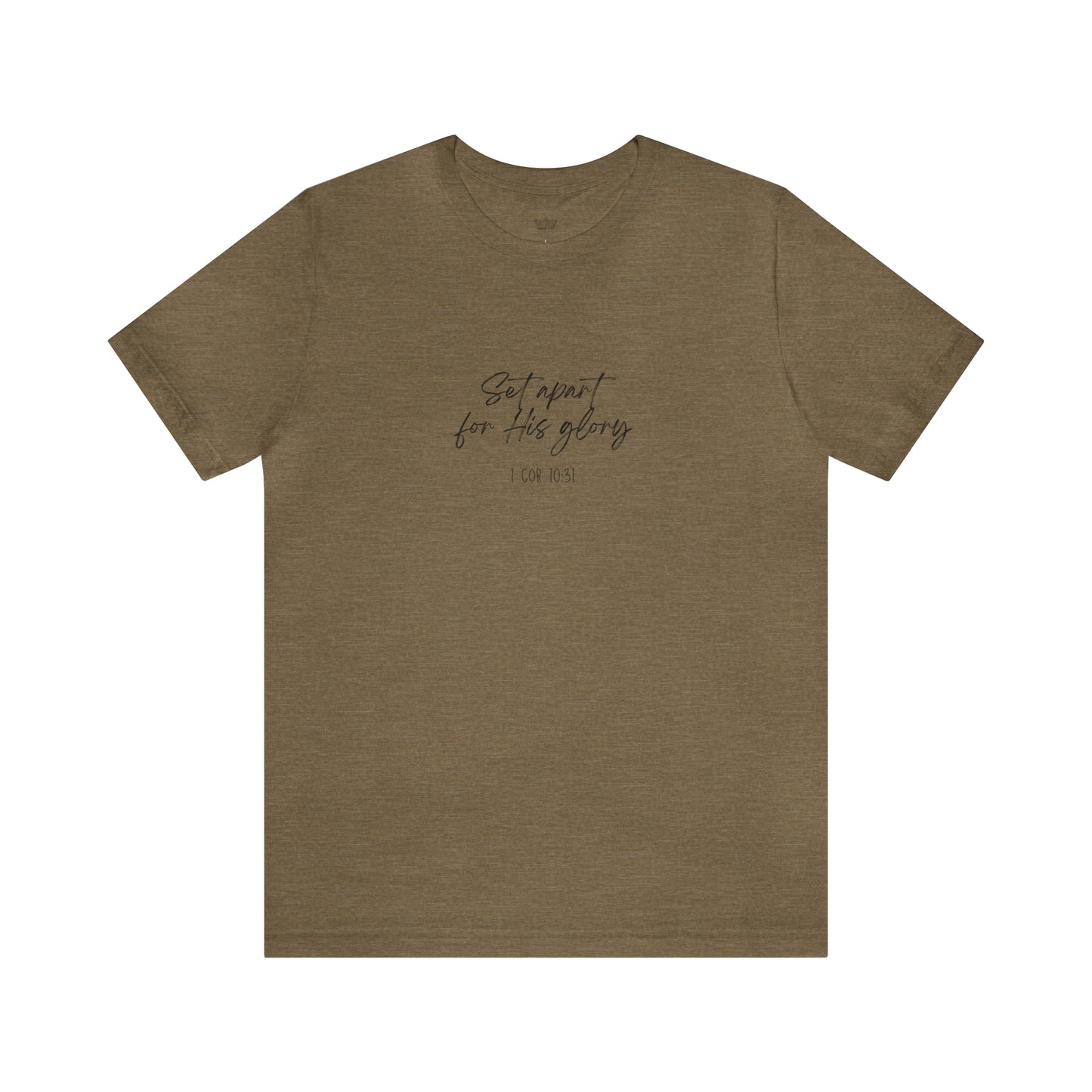 "Set Apart" - 1 Cor 10:31- Classic Unisex Short Sleeve Tee