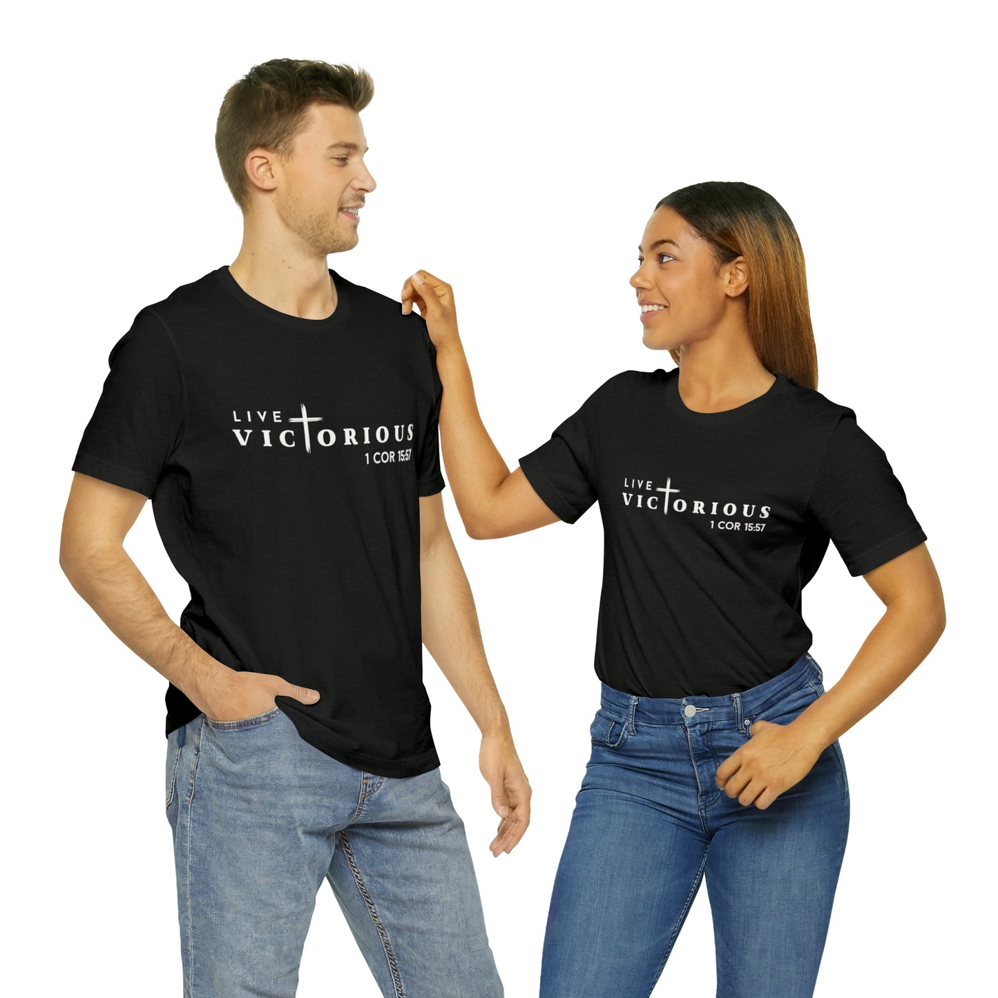 "Live Victorious" Unisex Tee - 1 Cor 15:57