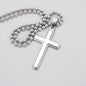 Personalizable - Brothers in Christ - Iron Sharpens Iron - Mens Cross Necklace