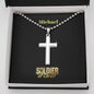 Personalizable - Soldier of Christ - Mens Cross Necklace