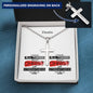 Personalizable - I Can Do All Things - Phil 4:13 - Mens Cross Necklace