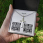 Personalizable - You Are So Loved- John 3:16 - Mens Cross Necklace