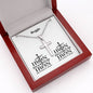 Personalizable - Brothers in Christ - Iron Sharpens Iron - Mens Cross Necklace