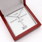 Personalizable - Hope & Future - Jer 29:11 - Mens Cross Necklace