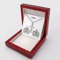 Personalizable - Brothers in Christ - Iron Sharpens Iron - Mens Cross Necklace