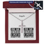 Personalizable - You Are So Loved- John 3:16 - Mens Cross Necklace