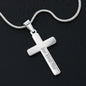 Personalizable - Man of God (Husband, Dad, Grandpa) - Mens Cross Necklace