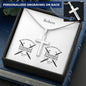 Personalizable - Iron Sharpens Iron - Prov 27:17 - Mens Cross Necklace