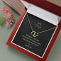 "Wife, Here Together or Miles Apart" - Eph 5:25-26- Everlasting Love Women's Necklace