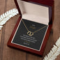 "Wife, Here Together or Miles Apart" - Eph 5:25-26- Everlasting Love Women's Necklace