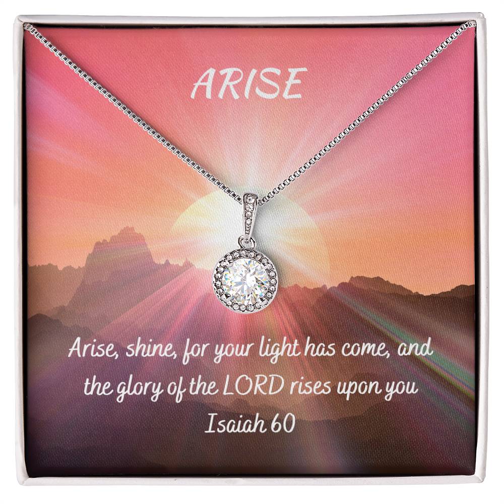 "Arise" - Isa 60- Eternal Love Women's Necklace