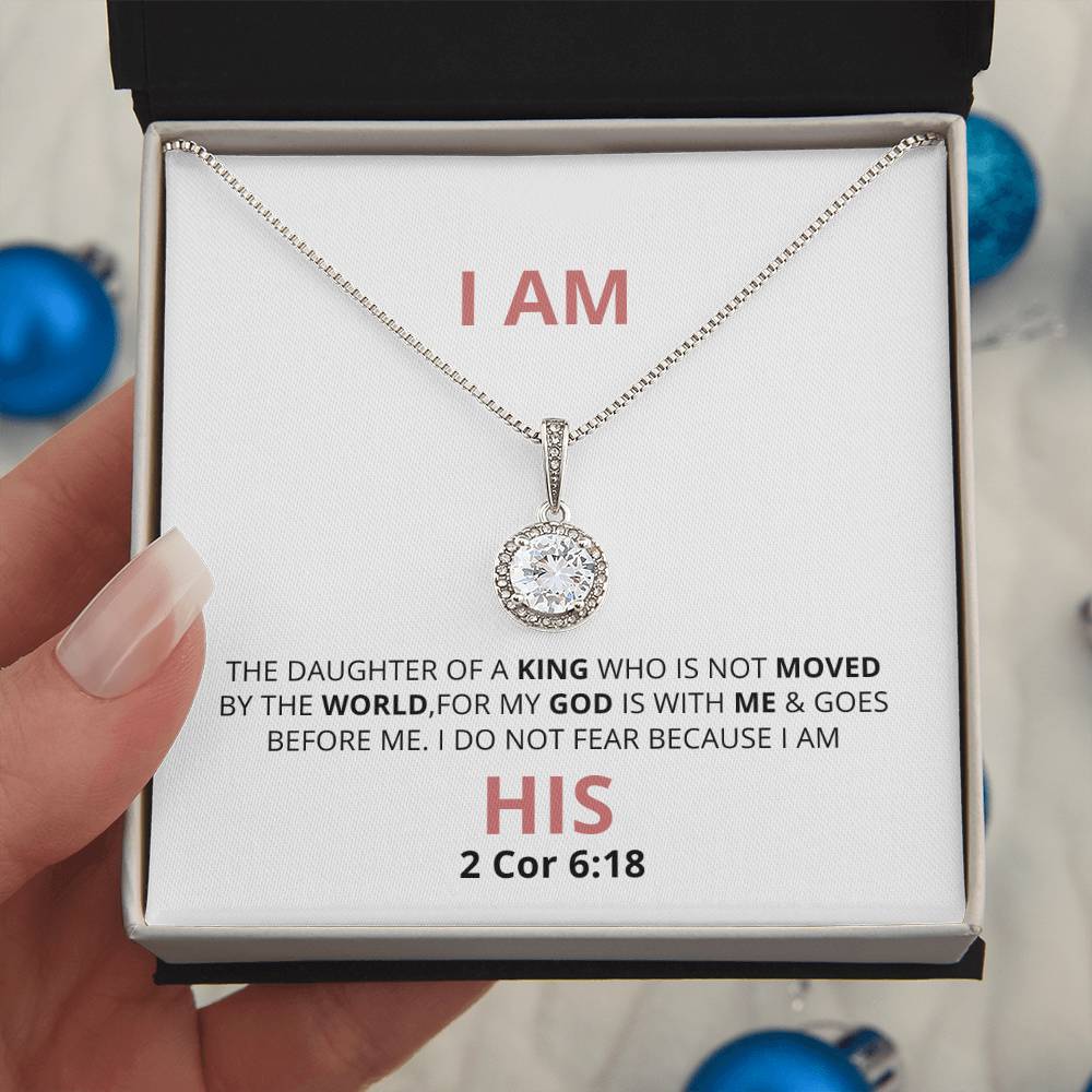 "I am His" - 2 Cor 6:18- Eternal Hope Women's Necklace