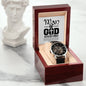 "Man Of God" - 1 Timothy 6:11- Men's Openwork Watch