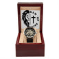 "Men of Faith" - 1 Cor 16:13 - Men's Openwork Watch