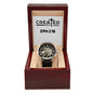 "Created With A Purpose" - Eph 2:10 - Men's OpenWork Watch