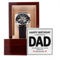 "Dad, Happy Birthday" - Malachi 4:6 - Men's Openwork Watch
