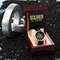 "Soldier of Christ (Camo)" - Men's Openwork Watch
