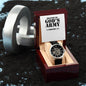 "Enlisted in God's Army" - 2 Timothy 2:1 - Men's Openwork Watch