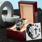"Men of Faith" - 1 Cor 16:13 - Men's Openwork Watch