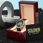 "Soldier of Christ (Camo)" - Men's Openwork Watch