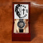 'Man of Faith" - 1 Cor 16:13 - Men's Openwork Watch