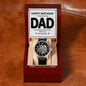 "Dad, Happy Birthday" - Malachi 4:6 - Men's Openwork Watch