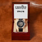 "Created With A Purpose" - Eph 2:10 - Men's OpenWork Watch