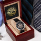 "Trust in the Lord" - Men's Openwork Watch