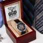 "Man Of God" - 1 Timothy 6:11- Men's Openwork Watch