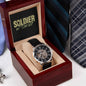 "Soldier of Christ (Camo)" - Men's Openwork Watch