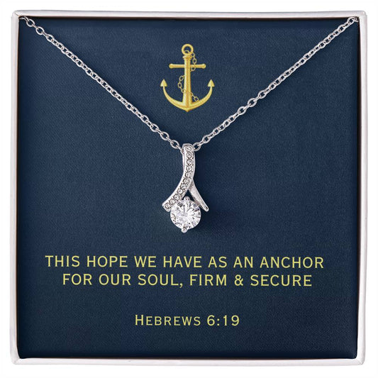 "Anchor" - Hebrews 6:19 - Women's Alluring Beauty Necklace