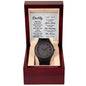 Daddy Wooden Watch - Jeremiah 17:7