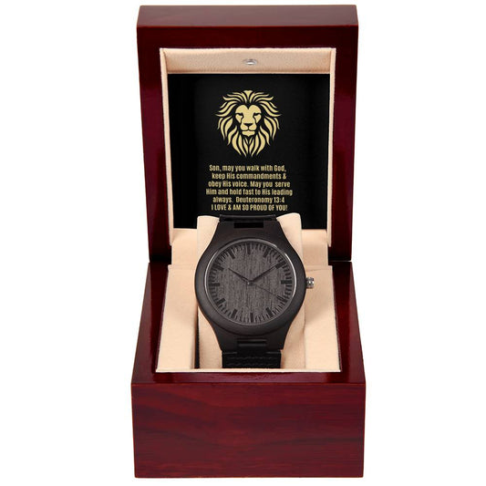 Son - Deut 13:4 Wooden