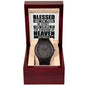 "Blessed Are the Poor In Spirit" - Men's Wooden Watch