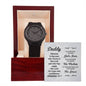 Daddy Wooden Watch - Jeremiah 17:7