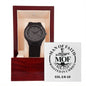 "Man of Faith"- Col 2:6-10- Men's Wooden Watch