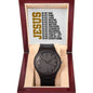 "Jesus is My" - Men's Wooden Watch