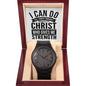 "I Can Do All Things" - Men's Wooden Watch