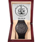 "Man of Faith"- Col 2:6-10- Men's Wooden Watch