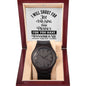 "Shout for Joy" - Men's Wooden Watch