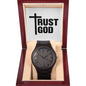 "Trust God" - Men's Wooden Watch
