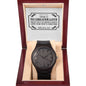 "No Greater Love" - Men's Wooden Watch