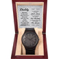 Daddy Wooden Watch - Jeremiah 17:7