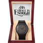 "His Grace Is Enough" - Men's Wooden Watch