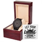"Let Your Light Shine" - Men's Wooden Watch