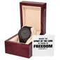 "Freedom" - Men's Wooden Watch