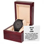 "Man of God" - 1 Tim 6:11 - Men's Wooden Watch